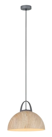 Pendant lamp LEGNA2 E27 grey