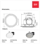 Exhaust fan Novaline II Large Round D33 35W DIY WHT