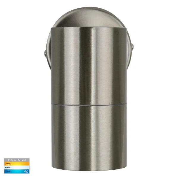 Wall light Fortis Stainless Steel 3CCT Fixed Down LED HV1172T IP65