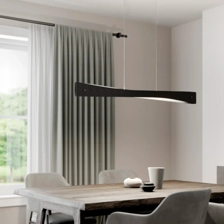 Pendant lamp Palento 1lt LED 36W 3CCT L1500 BLK