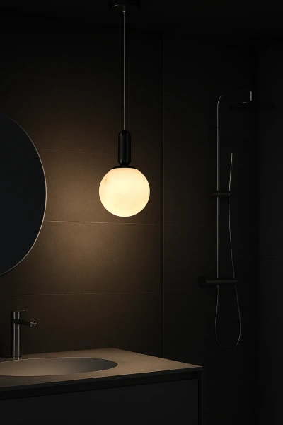 Pendant lamp Saturn Alabaster Spanish Marble LED 11W 3K BL