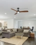 Ceiling fan MINOTA FC628133GBK 52 BKWT Wi-Fi