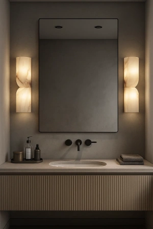 Wall light Lecera 1 Alabaster Spanish Marble G9 BRS