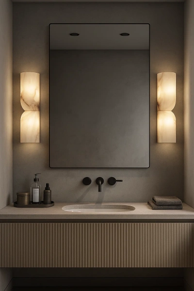 Wall light Lecera 1 Alabaster Spanish Marble G9 BRS