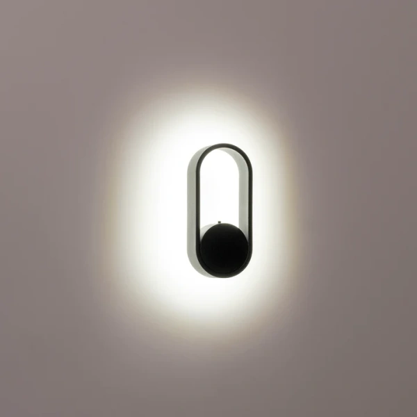 Wall light Ovale HV8080T-BLK LED 7W TRI Colour Dimmable