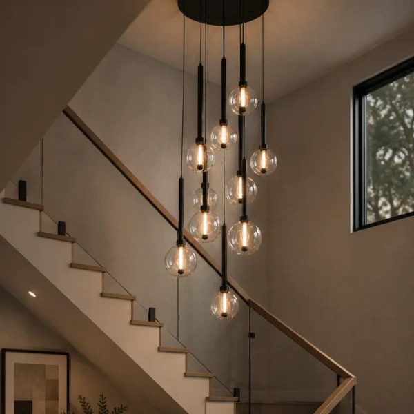 Pendant light Meteor 10 LED 45W BLK