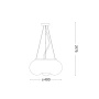 Pendant lamp Arizona SP3 D40 GL
