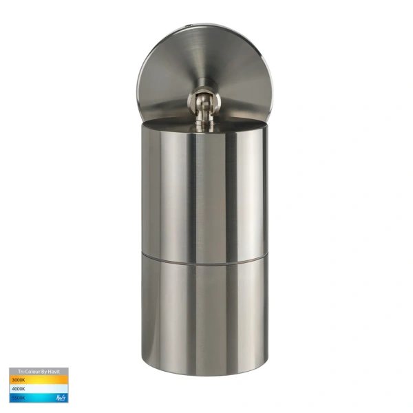 Wall light Tivah Titanium Aluminium 3CCT Single Adjustable HV1287GU10T IP65