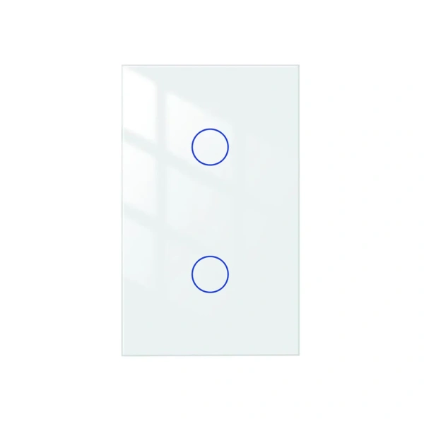 Wall Switch 2 Gang Zigbee Wifi WHT