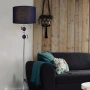 Floor lamp Rialto E27 NAVY