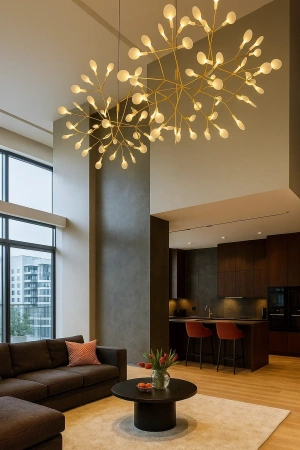 Pendant lamp Autumn LED 30W 3CCT Dim Remote GL