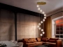 Langdon-15 Light LED Pendant Black 3K