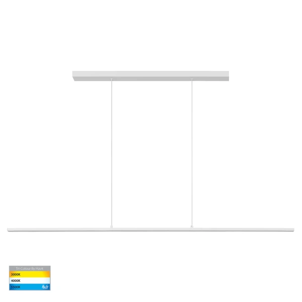 Pendant lamp Proline HV6006T-WHT L160 LED 50W 3CCT Dim