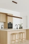 Pendant lamp Opex Walnut Timber L180 LED 28W 3CCT Dim