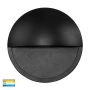 Step light Veko Black with Eyelid HV2929T-BLK-240V IP65
