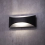 Wall light Wells 8W LED 3CCT IP65 BLK