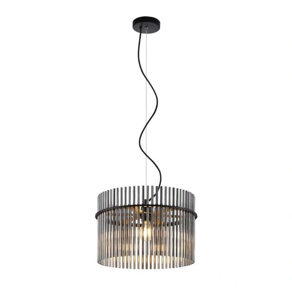 Pendant lamp Quilo 1lt E27 BLK