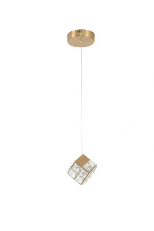 Pendant lamp Tesseract 1 Crystal LED 3.5W CCT Dim D18 GL remote