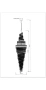 Pendant lamp ELIAS E14 25W GL