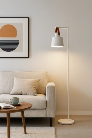 Floor lamp STRAP-FL 22719 WHT