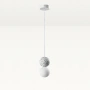 Pendant lamp Noir Terrazzo G9 WH