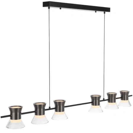 Pendant lamp Tipico 6 130 LED 36W 3K BK