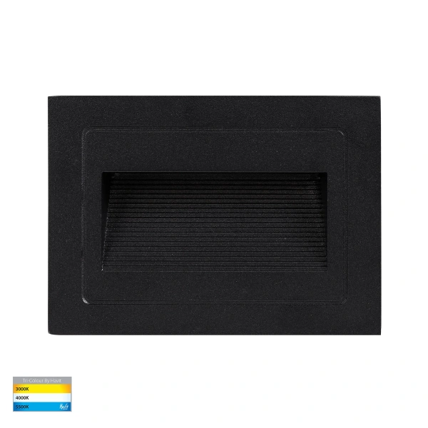 Step light Trin Rectangular 5W 3CCT LED BLK