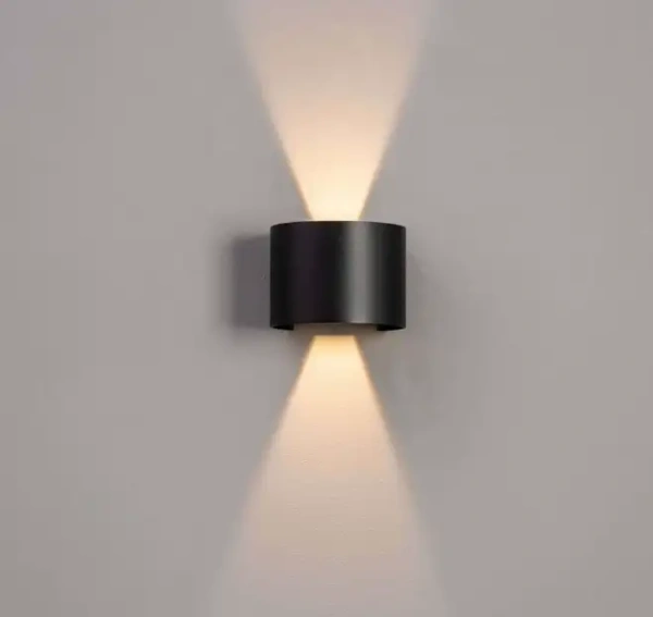 Wall light Nico II 7W 3K LED IP54 BLK