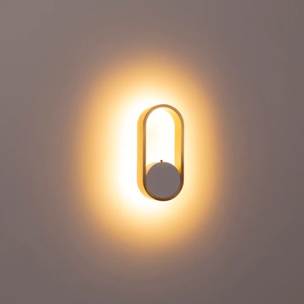 Wall light Ovale HV8080T-WHTBR LED 7W TRI Colour Dimmable