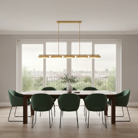 Pendant lamp Bronte Marble L162 BRS
