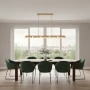 Pendant lamp Bronte Marble L162 BRS