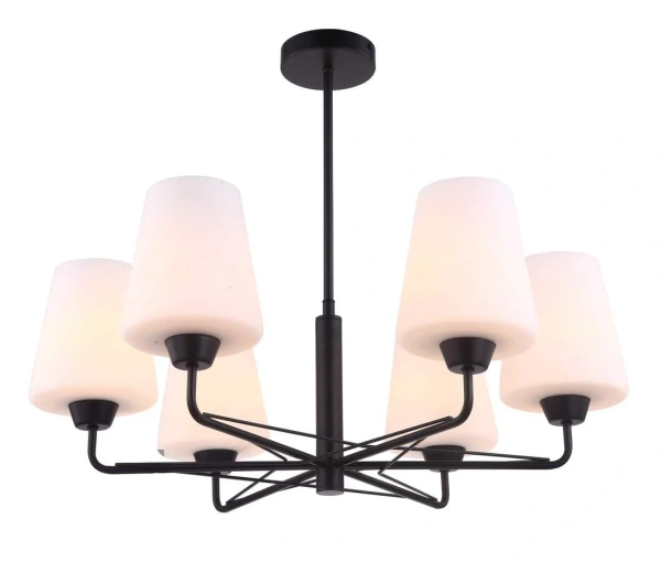 Pendant lamp ABBEY1 E27 black