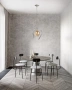 Pendant lamp METEORA1 E27 silver