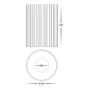 Surface downlight HV5854S-WHT Nella 3CCT LED 24W IP65 240V