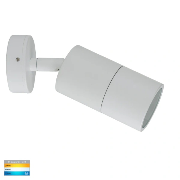Wall light Tivah WHT 3CCT Single Adjustable HV1237GU10T IP65