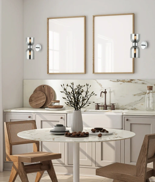 Wall light CLESSIDRA1W 2xE27 CHR