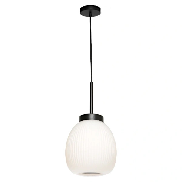 Pendant lamp Garman 1lt E27 BLK