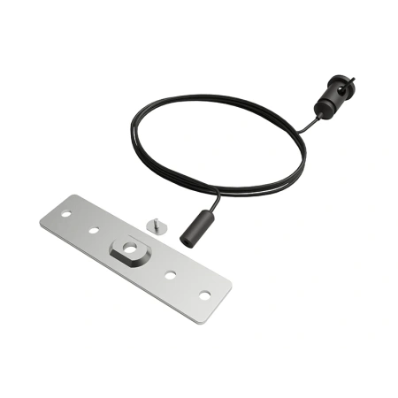 Suspended track set Edge 2M 3lt LED 18W BLK