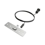 Suspended track set Edge 2M 3lt LED 18W BLK