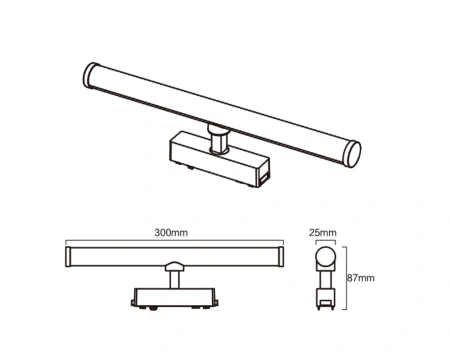 Track Opal Tube Z3050-10.OP.CCT.BK 48V 10W WIFI