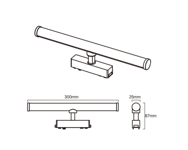 Track Opal Tube Z3050-10.OP.CCT.BK 48V 10W WIFI