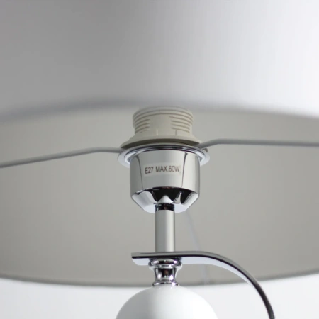 Floor lamp Rialto E27 WHT