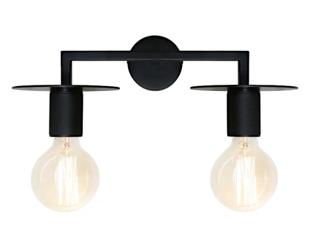 Wall Light Inka 2lt E27 BLK
