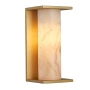 Wall light Aurelia Alabaster Marble IP45 BRS
