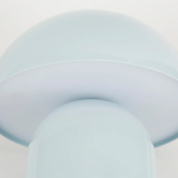 Table Lamp Mushroom LED CCT Dim Rechargeable Pale Blue