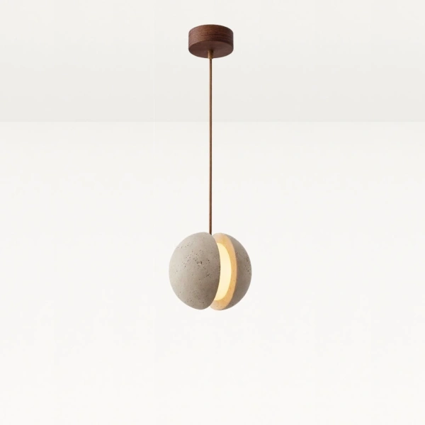 Pendant lamp Sphera Travertine G9 NT