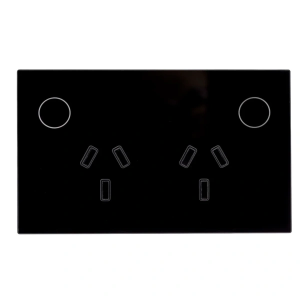 Double Powerpoint Black HV9214 Wifi