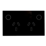 Double Powerpoint Black HV9214 Wifi