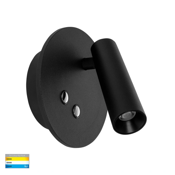 Wall light Lesen BLK LED 2x3W CCT Touch dim