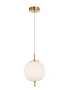 Pendant lamp PINO 1 Round Opal Matte 10W